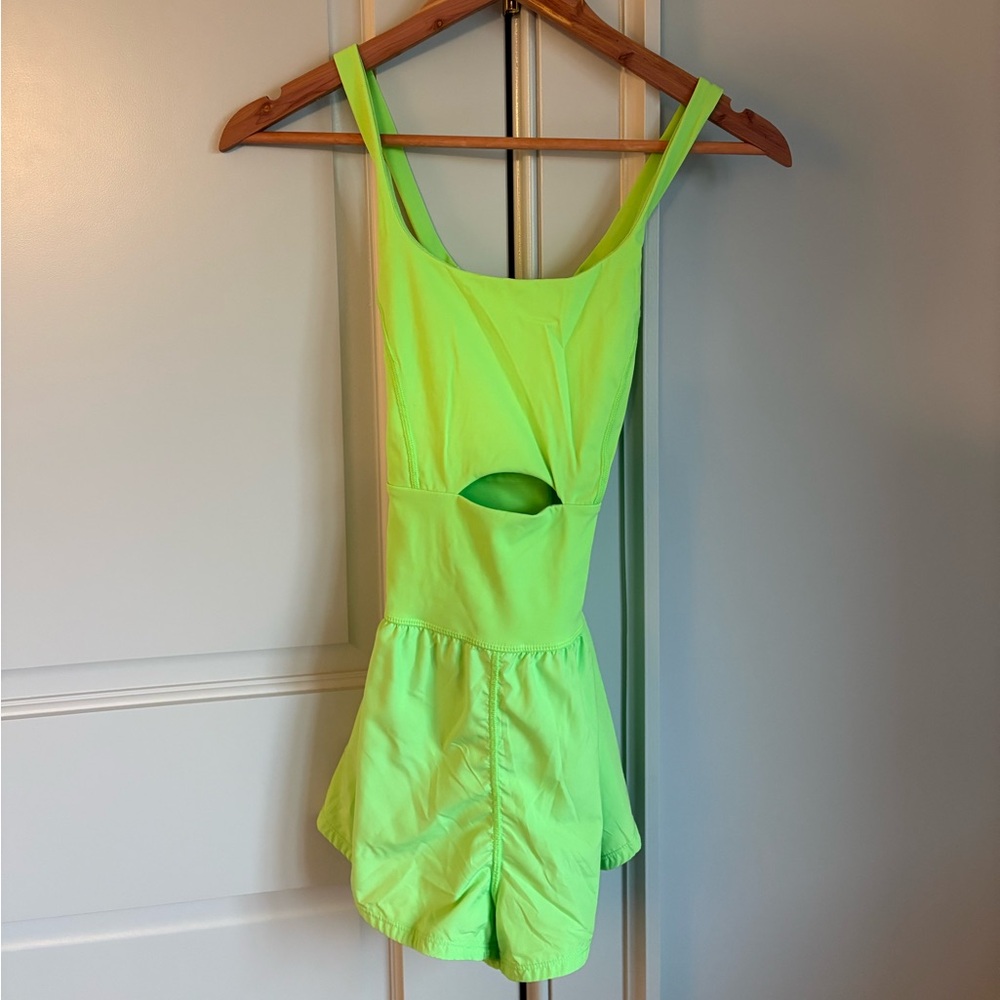 FP Movement by Free People Lime Green Runsie size XS
